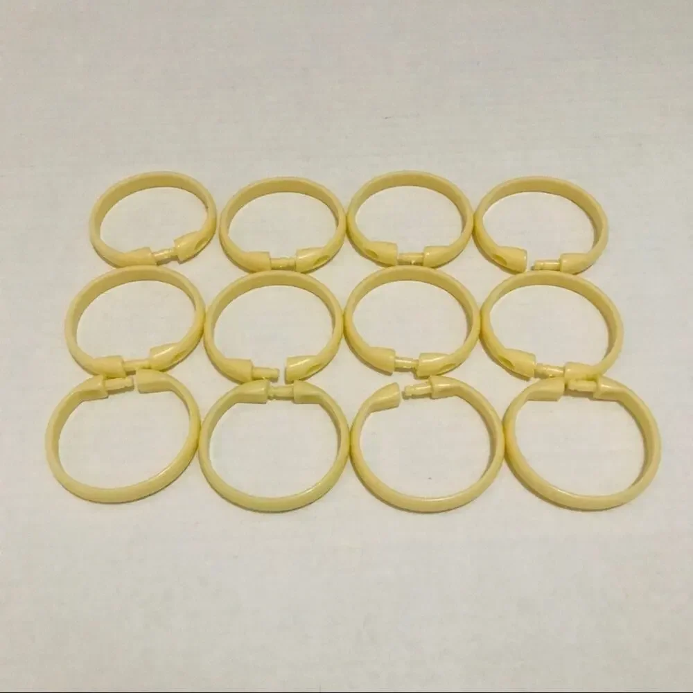 Cream Shower Curtain Rings